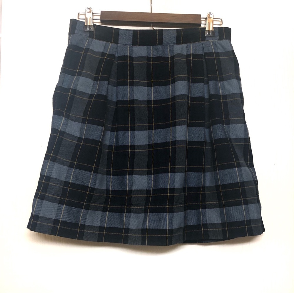 Land’s End Girls School Uniform Plaid Skirt/Skort
